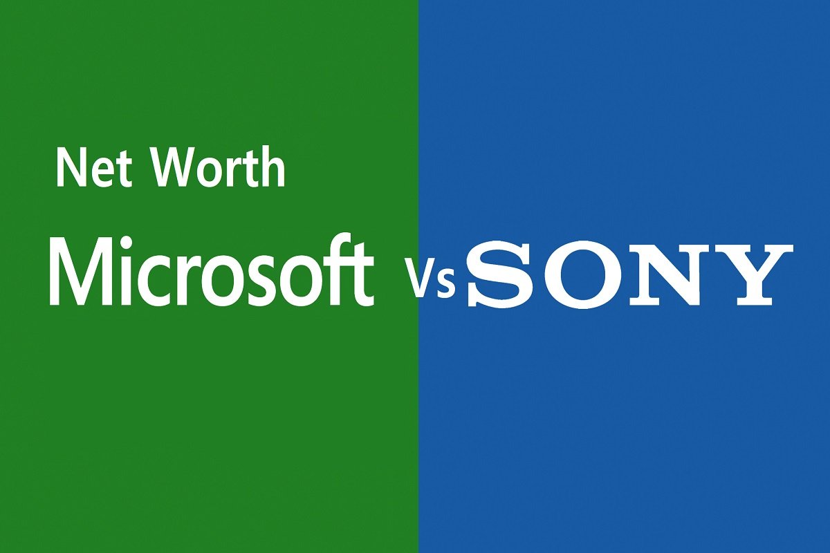 microsoft net worth vs sony